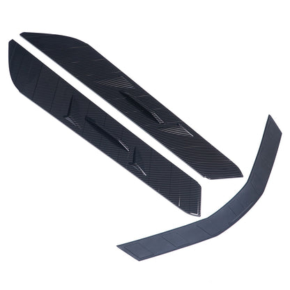 ABS Carbon Fiber Rear Hood Wash Waterproof Trim Cover For Corvette C8 2020+ 9
