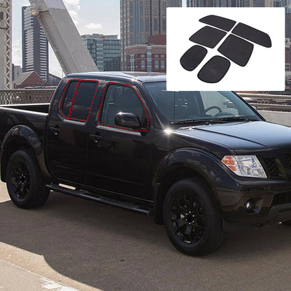 Full Window Screen Car Window Sun Shade Mesh Cover For Nissan Frontier 2013-2021 1