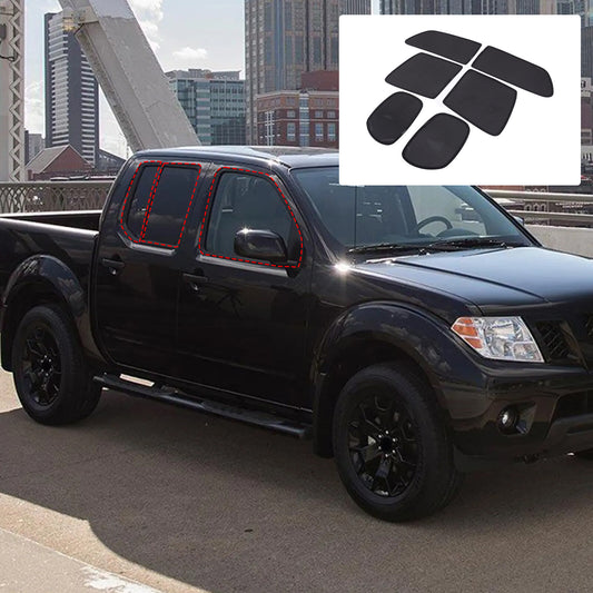 Full Window Screen Car Window Sun Shade Mesh Cover For Nissan Frontier 2013-2021 1