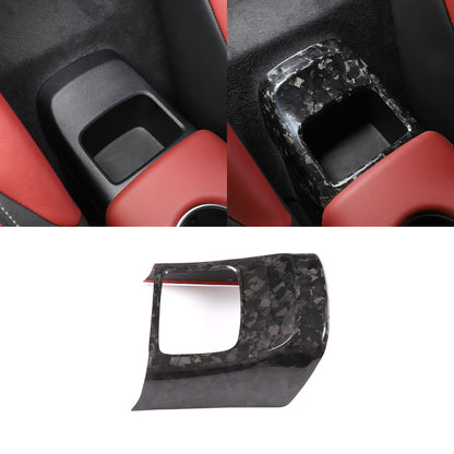Forged Real Carbon Fiber Interior Full Trim Cover Set For Toyota Supra A90 2019+ 11