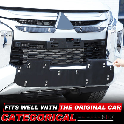 Front Grille Anti-Freezing Cover Trim For Mitsubishi L200 Triton 2019-2023 13