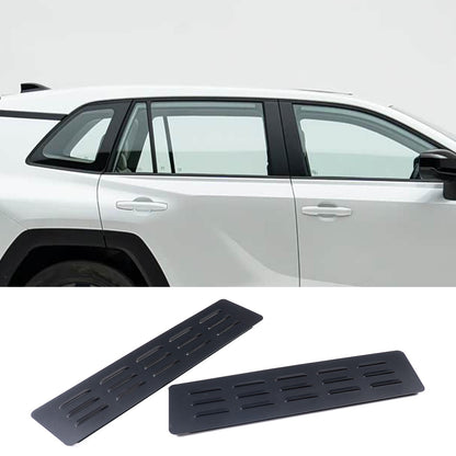 Aluminum Rear Door Window Louver Air Vent Panel Trim For Toyota RAV4 XA60 2026+ 12