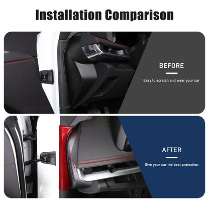 Red Real Carbon Fiber Full Interior Set Decor Trim Kit for Corvette C8 20-25 - Styles 66-68 24