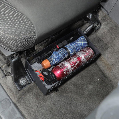 Aluminum Under Passenger Seat Storage Basket Tray For Nissan Frontier 2009-2017 13