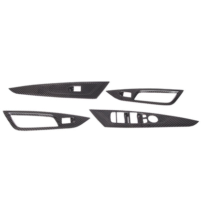 Real Carbon Fiber Window Lift Button Trim Cover For BMW 4 Series G26 2021-22 12