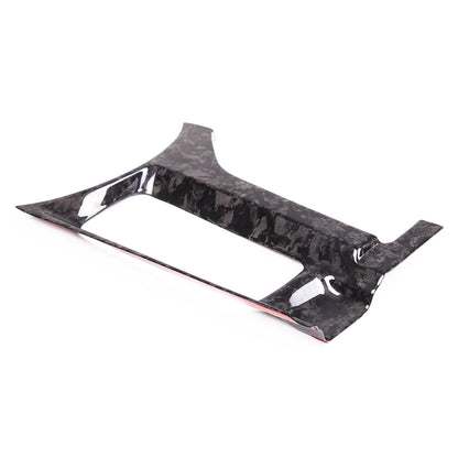 Forged Real Carbon Fiber Multimedia Panel Trim Cover For Mazda MX-5 2016+ 17