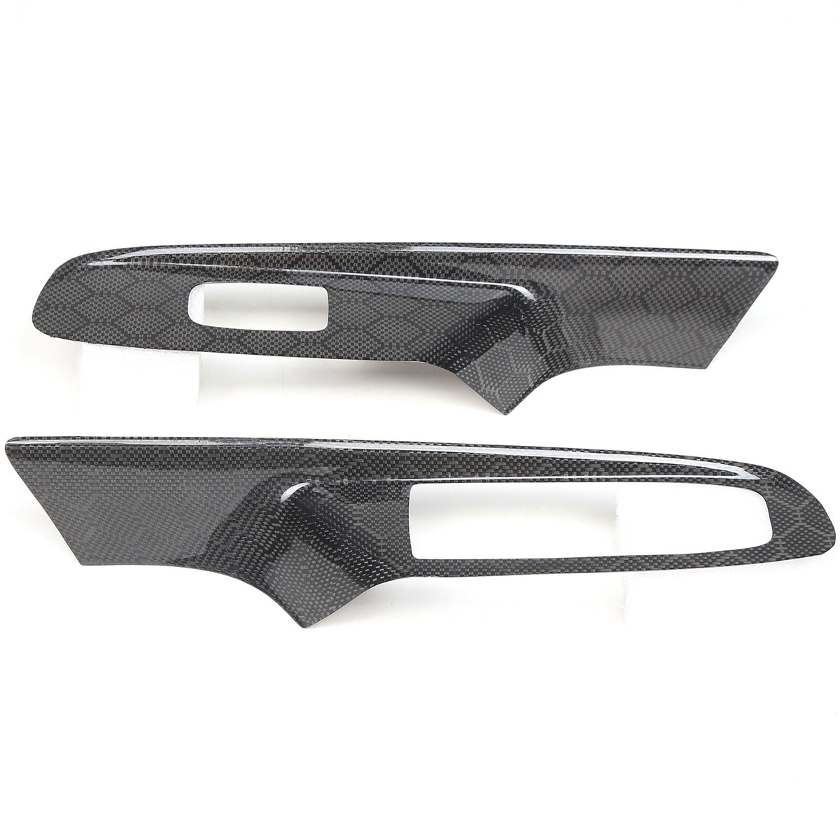 Honeycomb Carbon Fiber Window Lift Switch Panel Trim For Corvette C8 Convertible 16