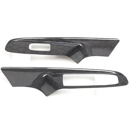 Honeycomb Carbon Fiber Window Lift Switch Panel Trim For Corvette C8 Convertible 16