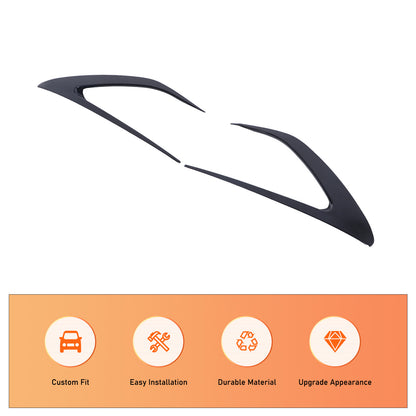 Gloss Black Front Side Vent Fin C Canards Splitter For Mazda MX-5 Miata 2016-23 19