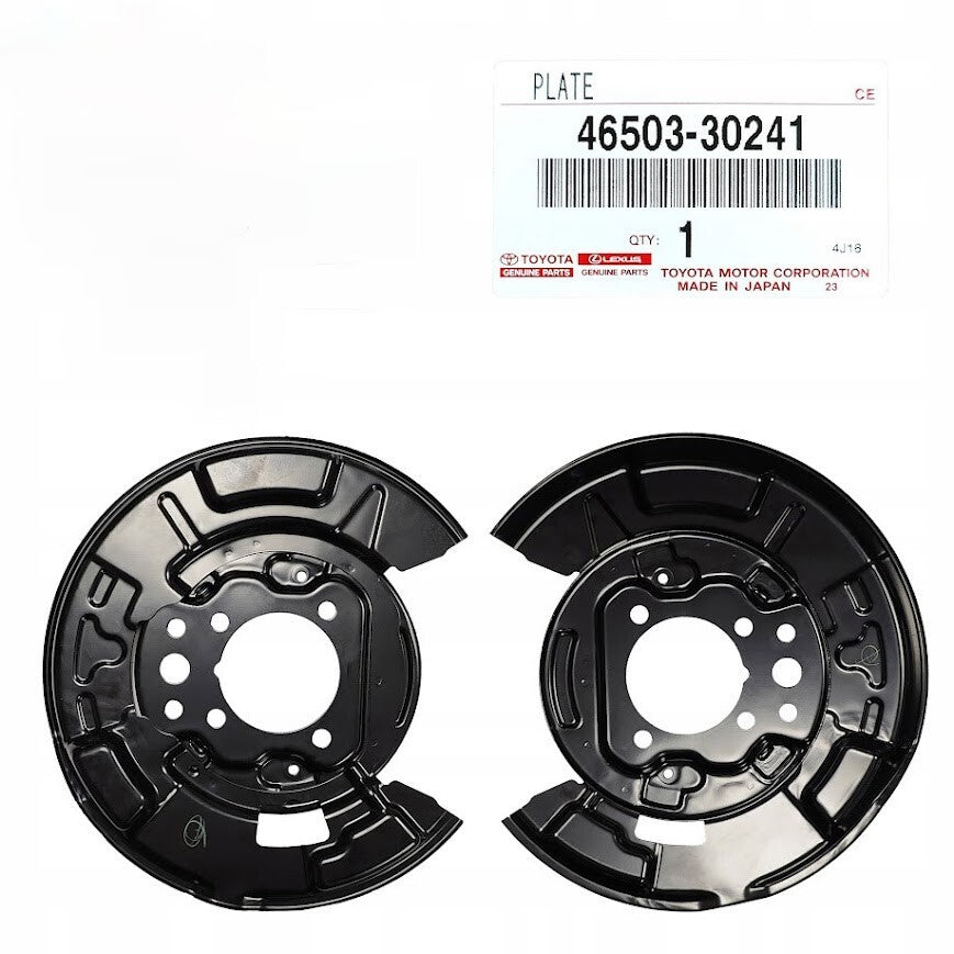 Toyota OEM parking brake plate cover metal set 46504-30241 46503-30241 4
