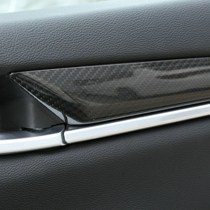 Real Carbon For Maserati Ghibli 2014-2014 Car Interior Door Panel Strip Lip Trim 3
