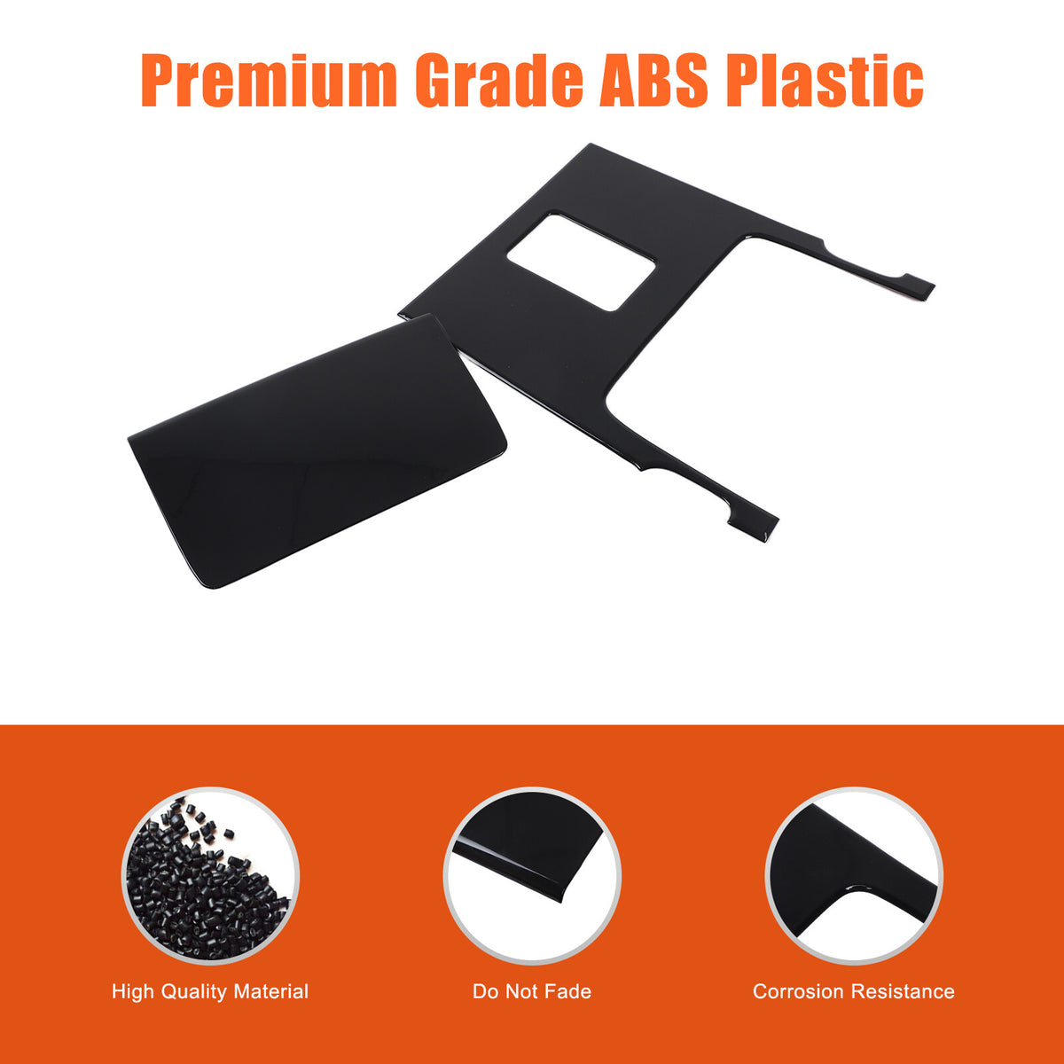 Glossy Black Center Console Gear Panel Trim For LR Discovery Sport L550 24+ 21
