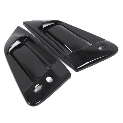 Glossy Black Exterior Door Handle Side Mirror Trim Set For Nissan 370Z Z34 09-20 4