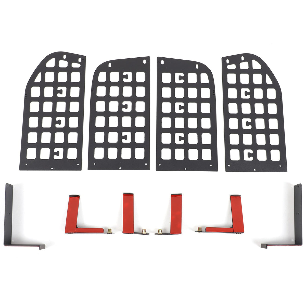 Steel Aluminum Cargo Side Window Storage Barrier For Land Cruiser LC250 2024+ 7