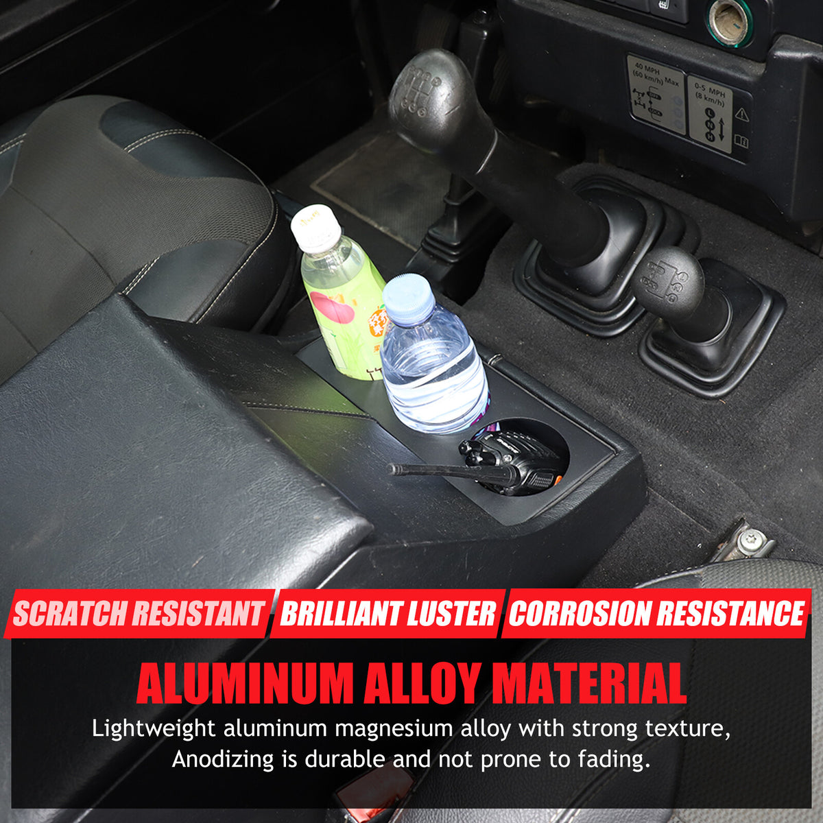 Center Console Cup Holder Insert Box Tray For Land Rover Defender L316 2004-18 22