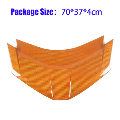 Yellow Carbon Fiber Rear Window Lower Trim Cover For 2020-2026 C8 corvette Coupe 14