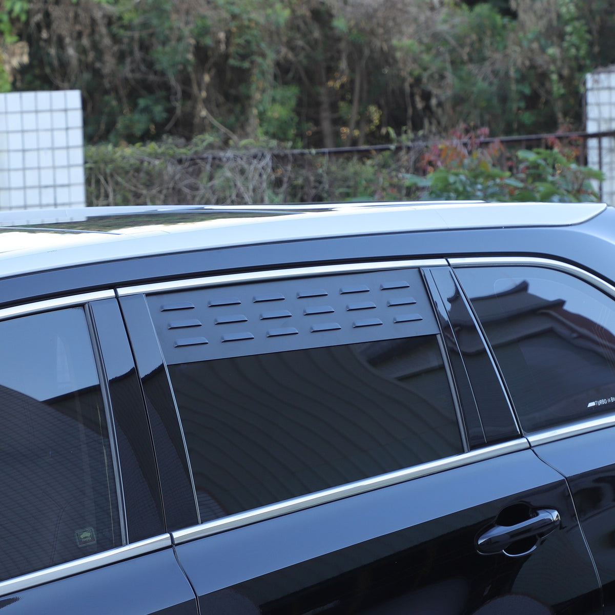Rear Ventilation Louvers Shutter Cover Trim For Toyota Highlander XU70 15-21 US 5