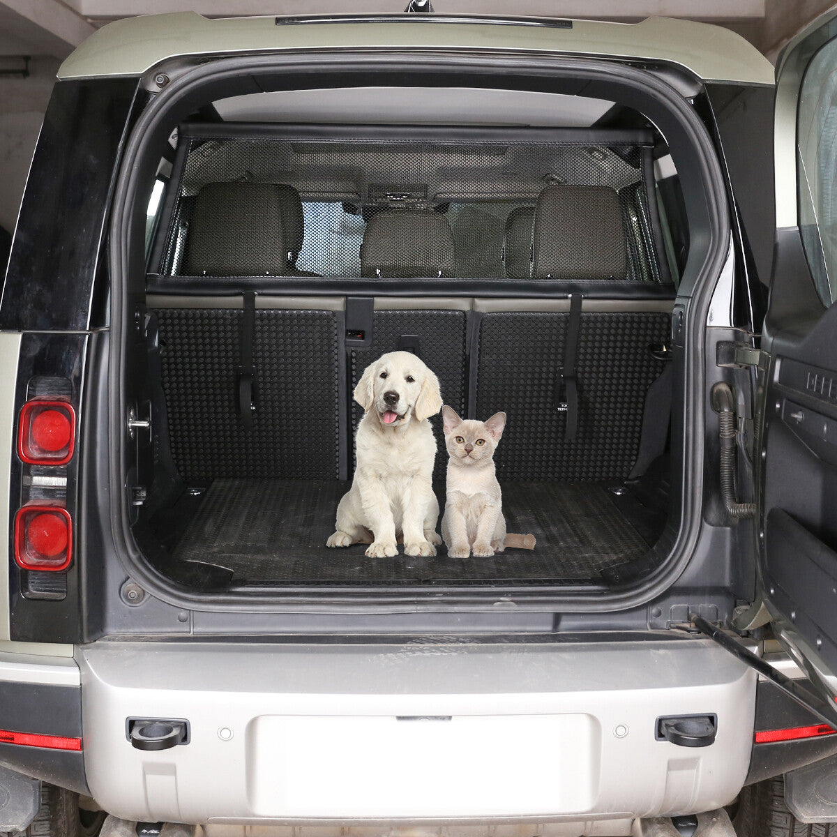 Trunk Cargo Net Pet Isolation Protection Net For Land Rover Defender 110 20-2022 1
