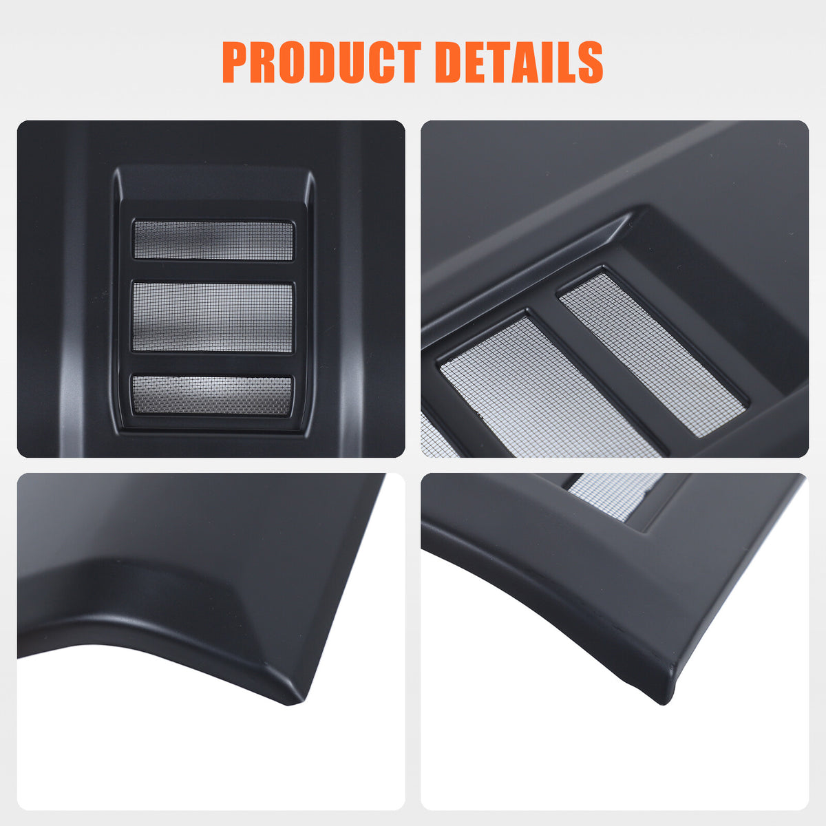 Matte Black Front Bumper Guard Plate Trim For Land Cruiser LC250 2024-2025 US 16