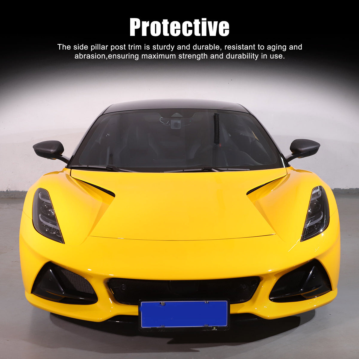 Matte Real Carbon fiber Side Rear Mirror Cover Caps Trim For Lotus EMIRA 2021-25 18