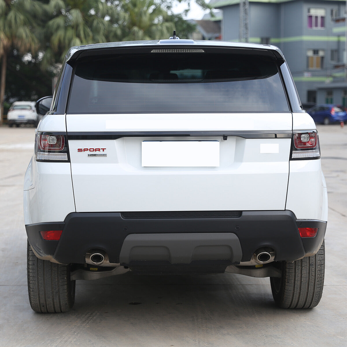 Glossy Black Tailgate Trim Strip For Land Rover Range Rover Sport L494 14-21 7