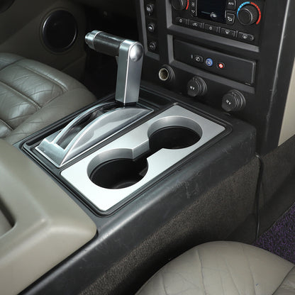 Silver Alloy Front Water Cup Holder Cover Trim For Hummer H2 2003-2007 10