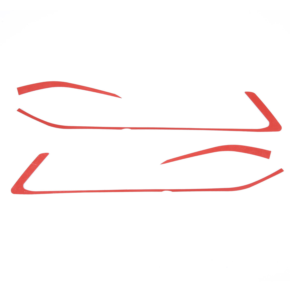 Real Carbon Fiber Interior Inner Door Strip Trim Cover For Corvette C8 2020-2026 12