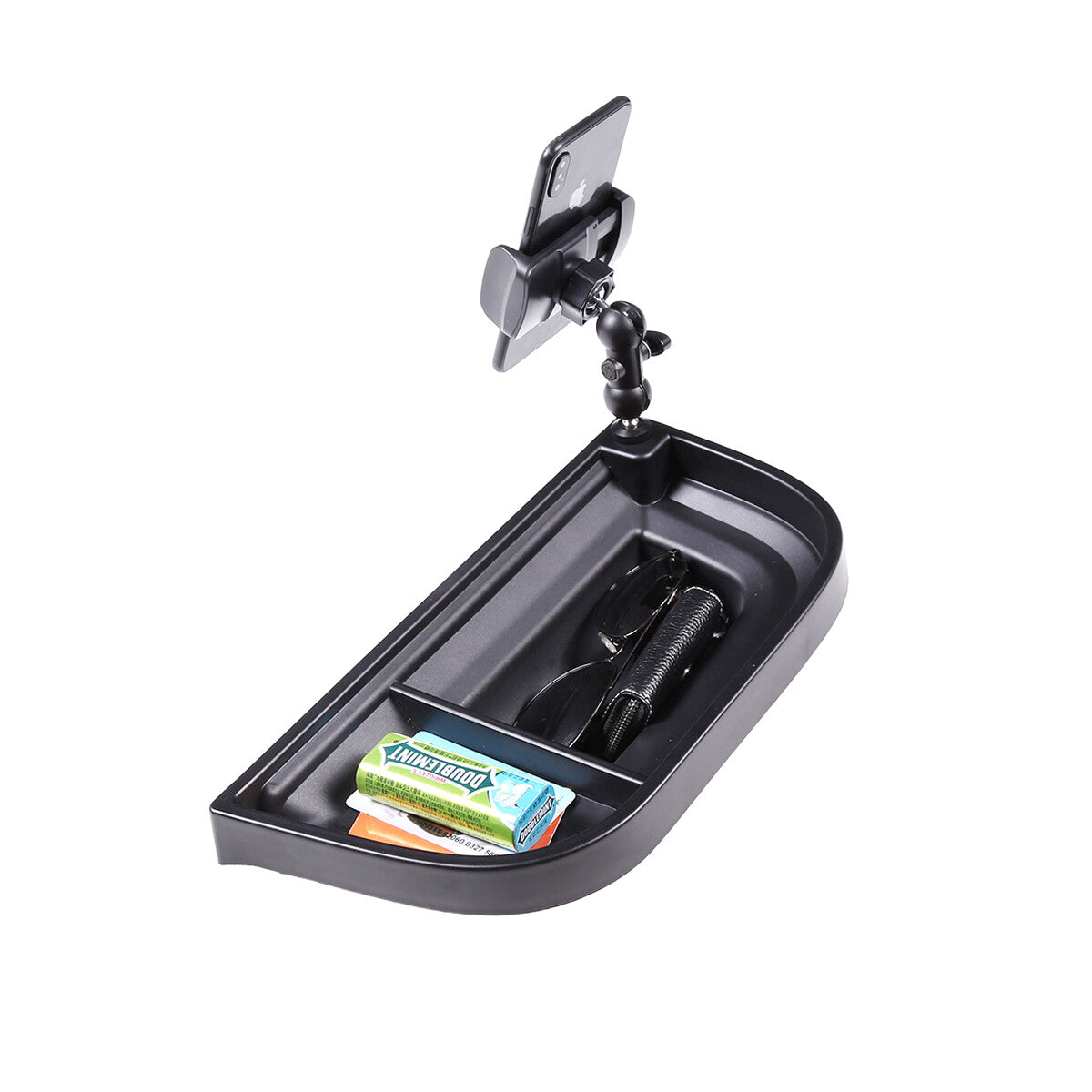 Dashboard Cell Phone Holder Mount with Storage Tray Box for Ford Maverick 2022+ 10