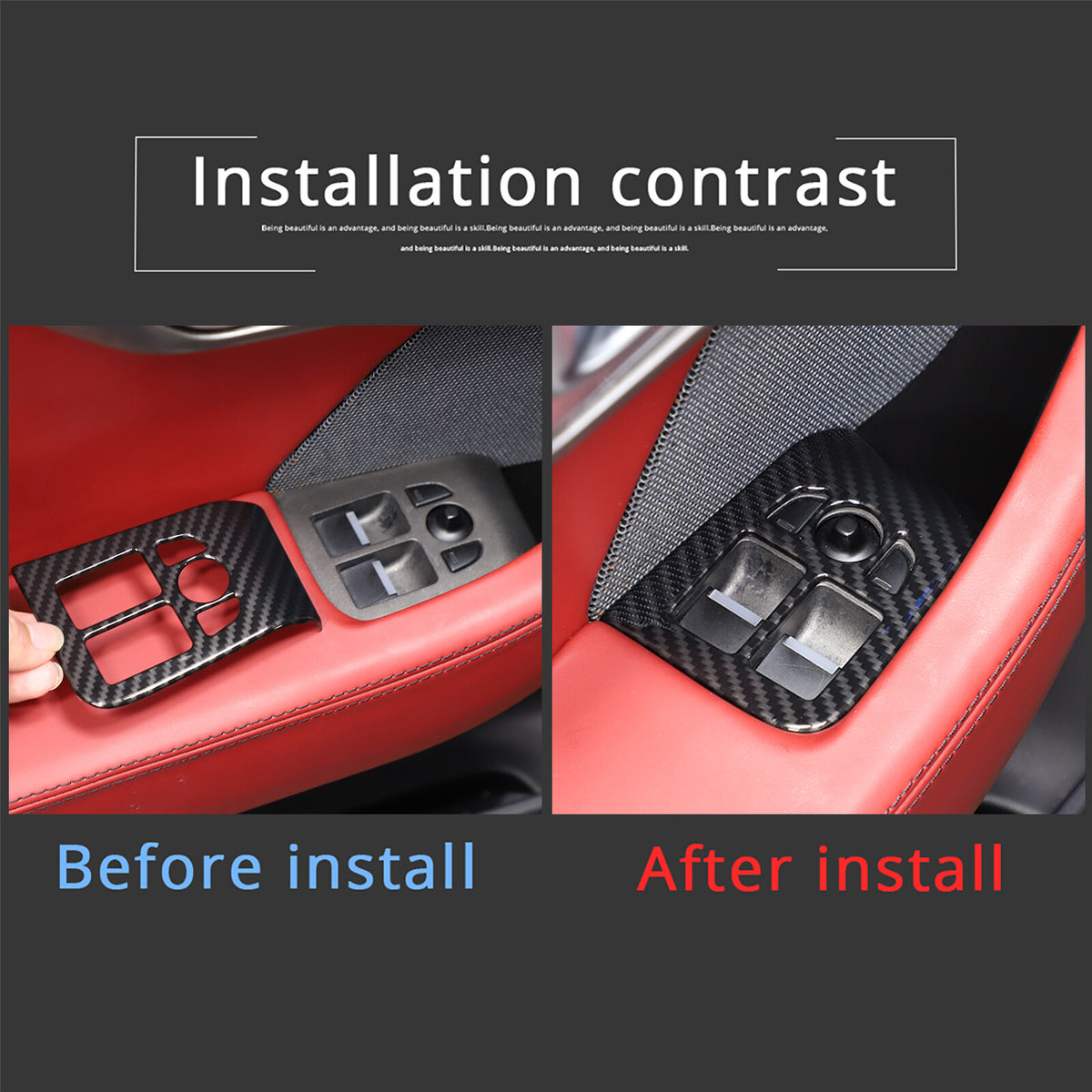 ABS Carbon Fiber Interior Full Set Cover Trim Kit For Jaguar F-type X152 2013-25 - Styles 1-5 49