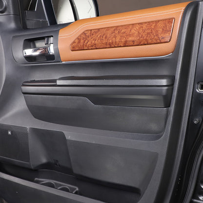 Matte Black Inner Door Armrest Panel Trim For Toyota Tundra Crew Cab 2014-2020 5