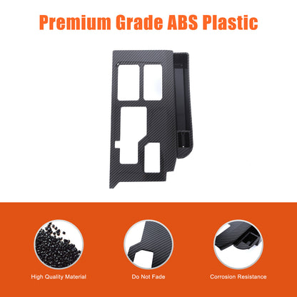 Carbon Center Console Gear Shift Panel Storage Box For Toyota Tundra/Sequoia 22+ 8