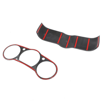 ABS Carbon Fiber Dashboard Instrument Top Trim For Nissan 350Z Z33 2003-06 US 12