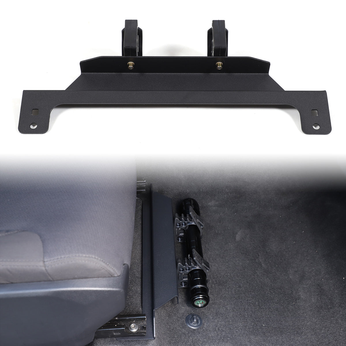Under Seat Flashlight Holder Bracket Mount For Toyota Tundra 2022-2026 13