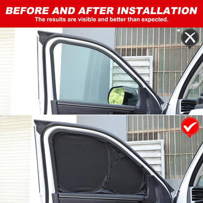 Car Full Window Sunshade Cover Shades Sun Visor For Toyota Tundra 2022+ US 13