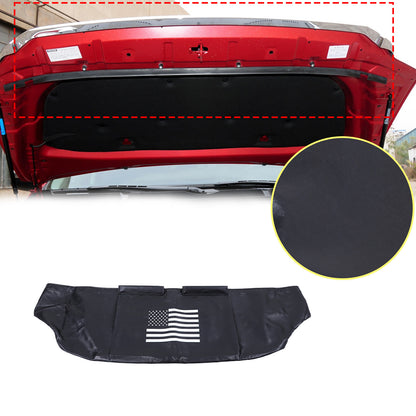 PU Leather Car Bonnet Hood Bra Wind & Bug Deflectors For Toyota Tundra 2007-21 9