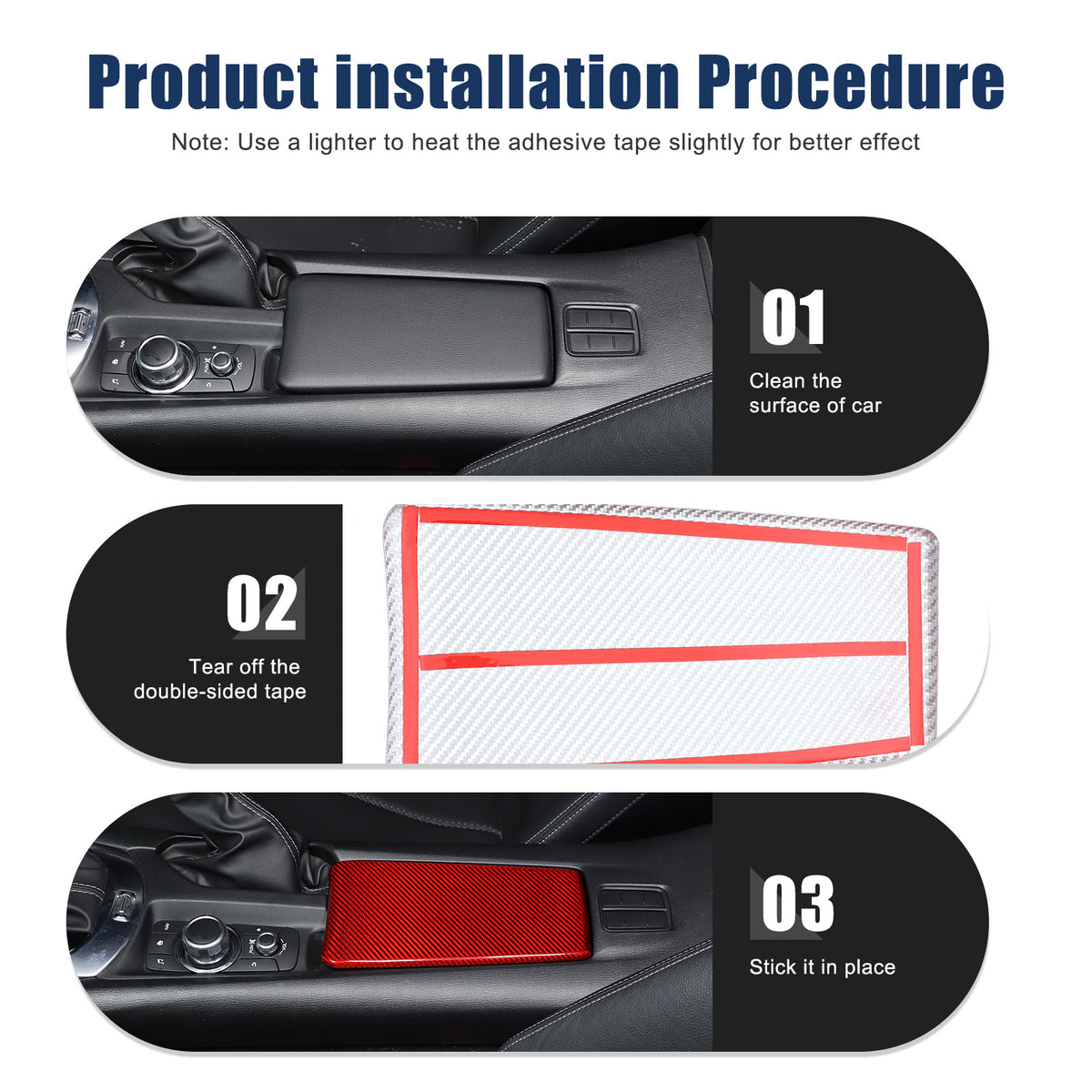 Real Carbon Fiber Center Console Armrest Box Cover Trim For Mazda MX-5 Miata 16+ 23