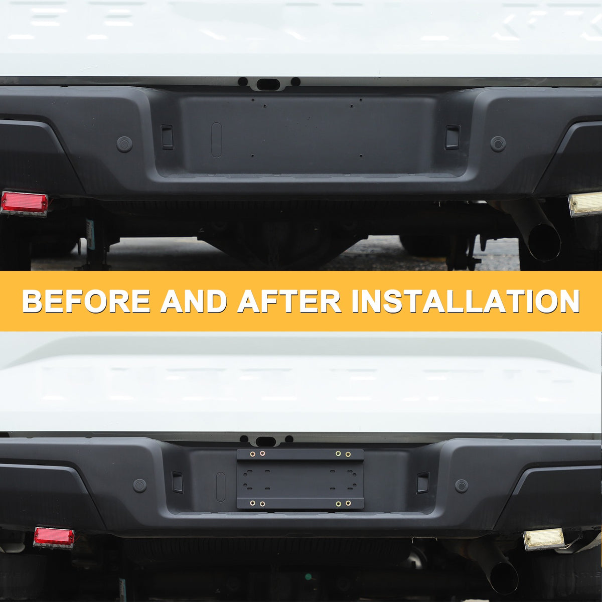 Carbon Steel Front License Plate Frame Trim For Nissan Frontier 22+ (US Version) 22