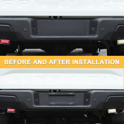 Carbon Steel Front License Plate Frame Trim For Nissan Frontier 22+ (US Version) 22