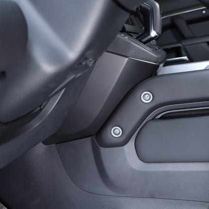 Matte Black ABS Center Console Knee Side Panel Trim For LR Defender L663 2025+ 12