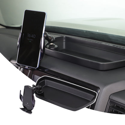 Wireless Dashboard Storage Tray Box Phone Holder For Nissan Frontier D41 2022-24 8