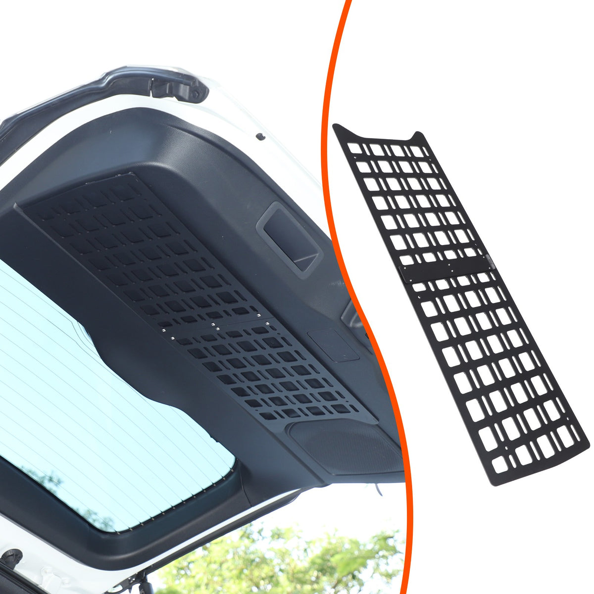 Tailgate Expansion Net Plate Table Molle Panel For Toyota Land Cruiser Prado 24+ 10