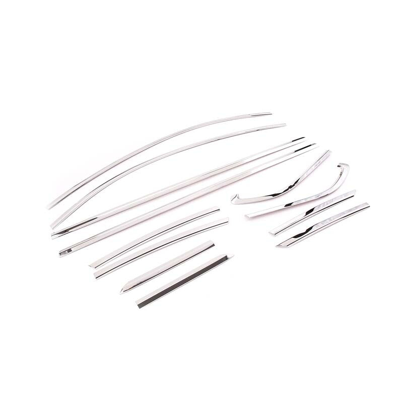 Silver Steel Window Decorate Strip Trim For Subaru BRZ 2022 12