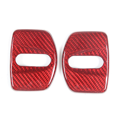 Red Real Carbon Fiber Full Interior Set Decor Trim Kit for Corvette C8 20-25 - Styles 36-40 35