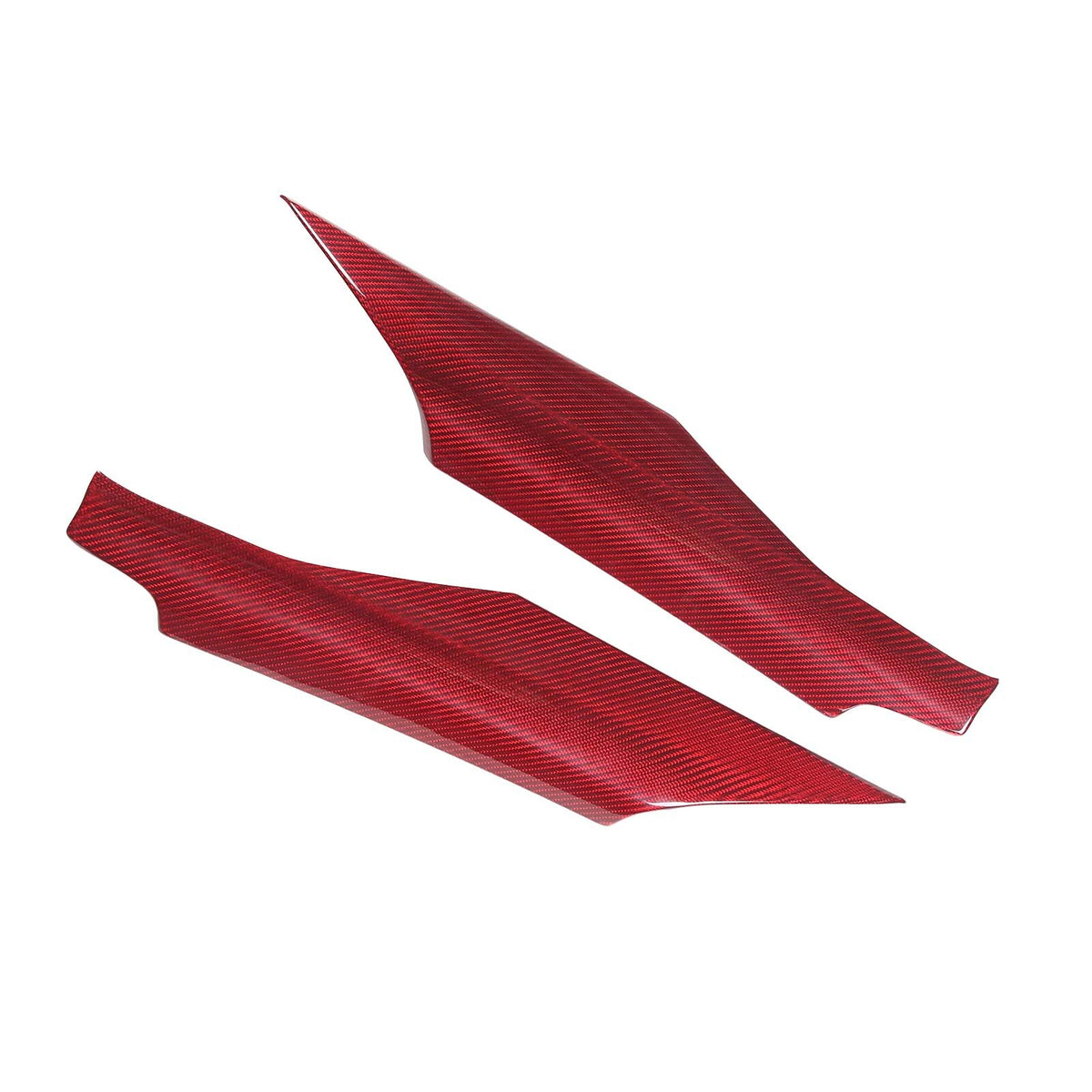 Red Real Carbon Fiber Interior Trim for Corvette C8 20-25 60