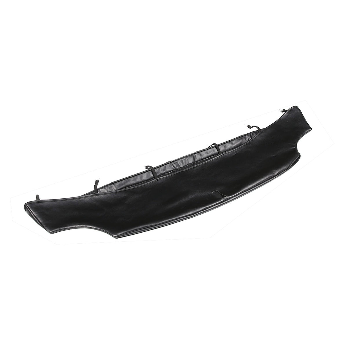 PU Leather Car Bonnet Hood Bra Wind & Bug Deflectors For Fiat 500 2007-2024 15