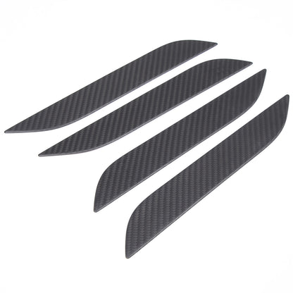 Matte Real Carbon Fiber Side Door Handle Covers For Tesla Model S Plaid 2014+ US 21