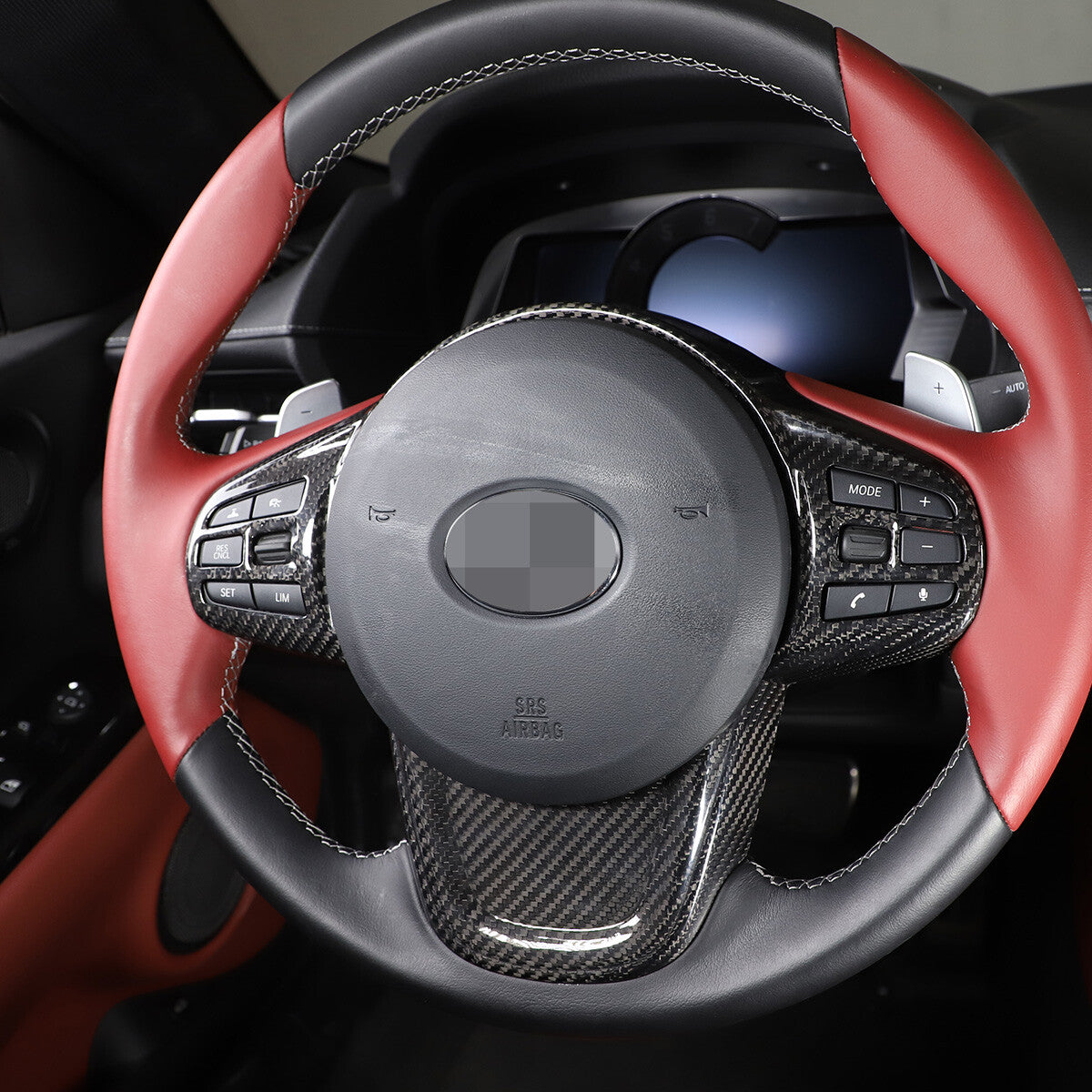 Real Carbon Fiber Full Interior Set Decor Trim Kit For Toyota Supra A90 MK5 19+ 5