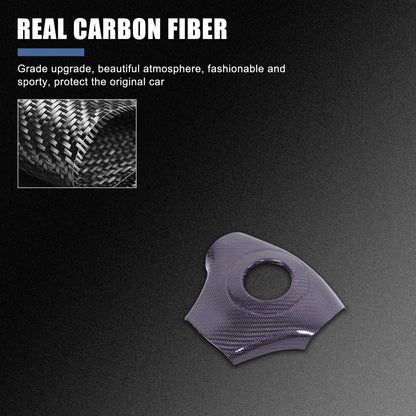 Real Carbon Fiber Center Steering wheel trim cover For Corvette C6 2005-2013 12
