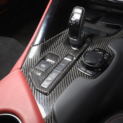 Real Carbon Fiber Full Interior Set Decor Trim Kit For Toyota Supra A90 MK5 19+ 140