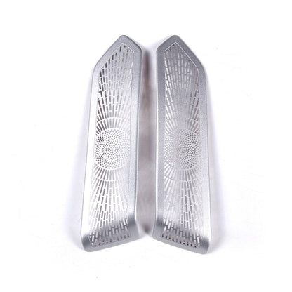 S. Steel Door Speaker A pillar Cover Mesh Trim For LR Range Rover Vogue 2022-23 13
